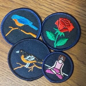 4 Girl Guide Badges